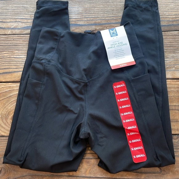 NWT Madewell Everyday High-Rise Ankle Black Athletic Leggings - X-Small - Picture 7 of 7